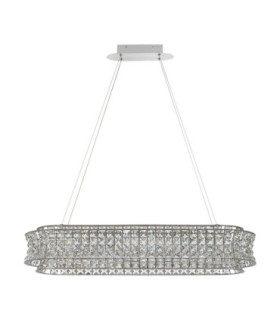 Celysia Bar Pendant Ceiling Light Chrome Triac Dimmable LED 74W 5714lm 3500K-1