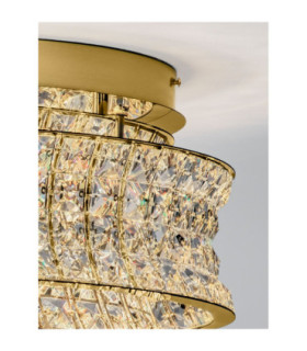 Celysia Ceiling Light Platinum Gold Triac Dimmable LED 56W 4120lm 3500K-2