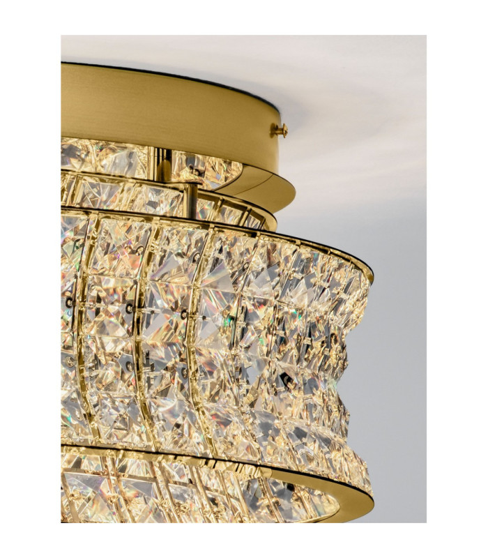 Celysia Ceiling Light Platinum Gold Triac Dimmable LED 56W 4120lm 3500K-2