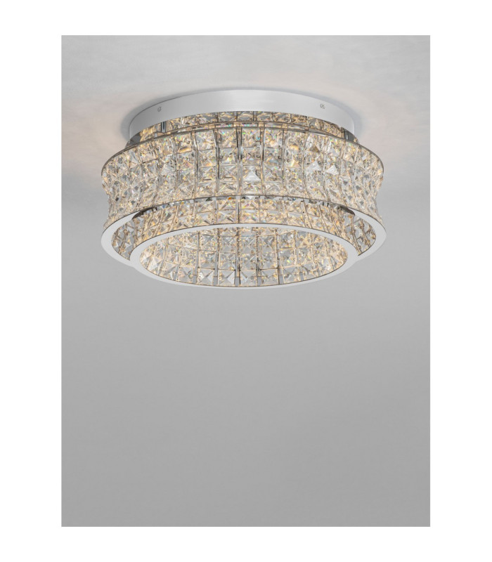 Celysia Ceiling Light Chrome Triac Dimmable LED 46W 3465lm 3500K-4