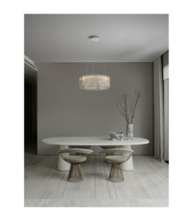 Celysia Pendant Ceiling Light Chrome Triac Dimmable LED 47W 3682lm 3500K-2