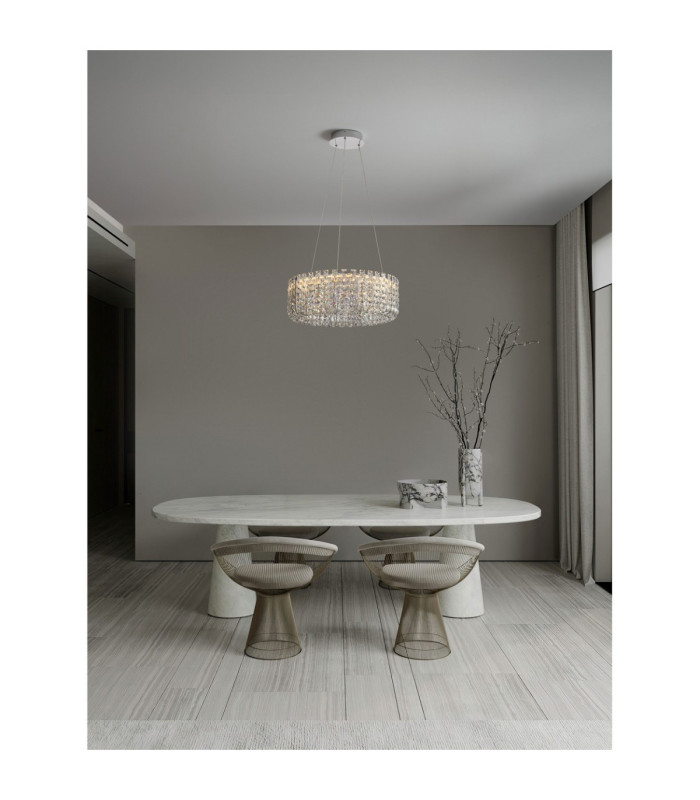 Celysia Pendant Ceiling Light Chrome Triac Dimmable LED 47W 3682lm 3500K-2