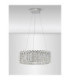 Celysia Pendant Ceiling Light Chrome Triac Dimmable LED 47W 3682lm 3500K-3