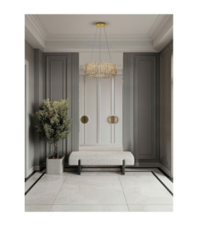 Celysia Pendant Ceiling Light Platinum Gold Triac Dimmable LED 47W 3682lm 3500K-2