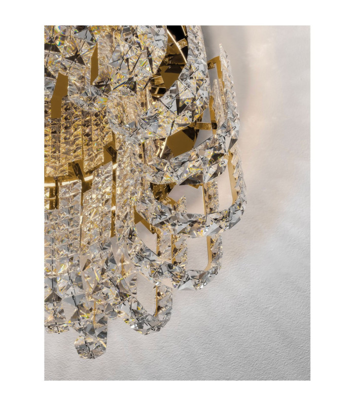 Celysia Ceiling Light Platinum Gold Triac Dimmable LED 34W 2358lm 3500K-5