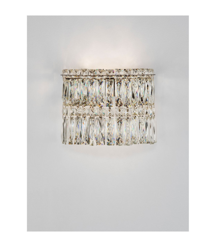 Nuvia Wall Lamp Chrome Triac Dimmable LED 12W 840lm 3500K-4