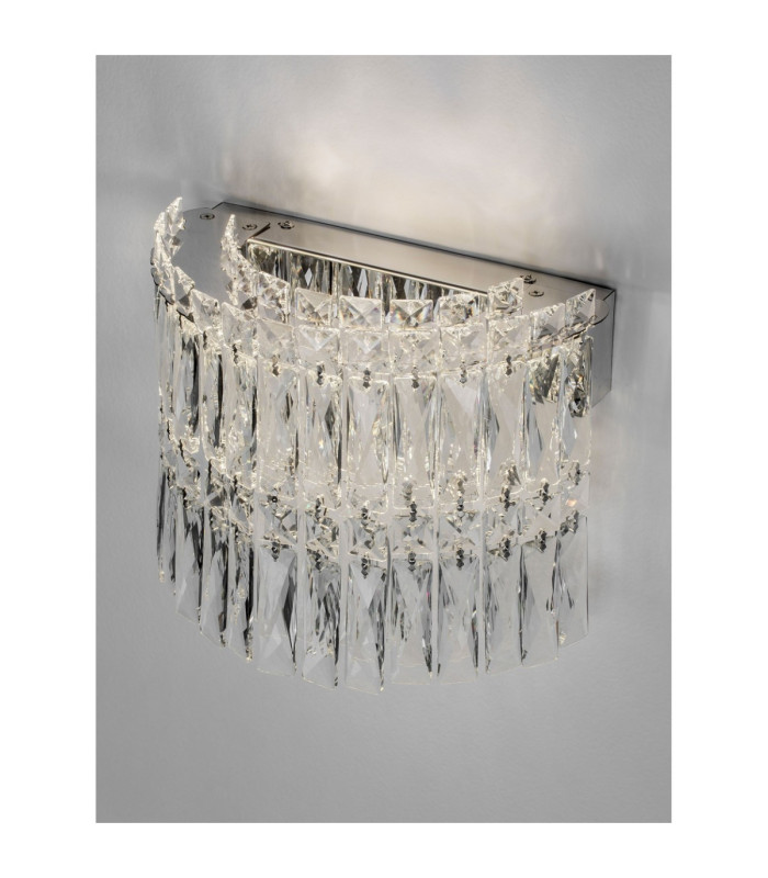 Nuvia Wall Lamp Chrome Triac Dimmable LED 12W 840lm 3500K-8