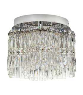 Nuvia Ceiling Light Chrome Triac Dimmable LED 28W 1680lm 3500K-1