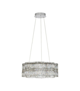 Nuvia Pendant Ceiling Light Chrome Triac Dimmable LED 34W 2040lm 3500K-1