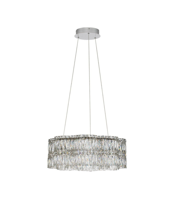 Nuvia Pendant Ceiling Light Chrome Triac Dimmable LED 34W 2040lm 3500K-1