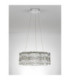 Nuvia Pendant Ceiling Light Chrome Triac Dimmable LED 34W 2040lm 3500K-3