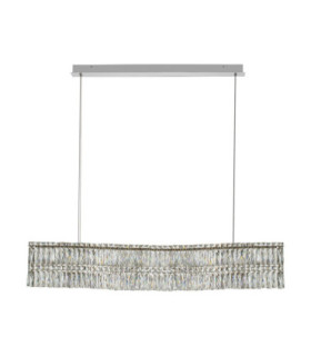 Nuvia Bar Pendant Ceiling Light Chrome Triac Dimmable LED 34W 2619lm 3500K-1