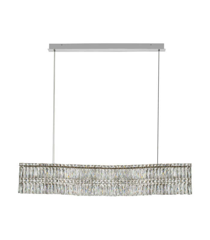 Nuvia Bar Pendant Ceiling Light Chrome Triac Dimmable LED 34W 2619lm 3500K-1