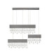 Crista Pendant Ceiling Light Black Triac Dimmable LED 84W 4175lm 3500K-1