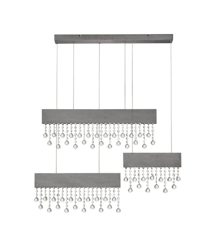 Crista Pendant Ceiling Light Black Triac Dimmable LED 84W 4175lm 3500K-1