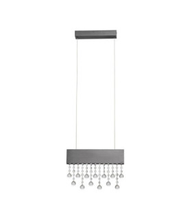 Crista Pendant Ceiling Light Black Triac Dimmable LED 20W 1049lm 3500K-1