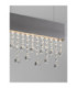 Crista Pendant Ceiling Light Black Triac Dimmable LED 20W 1049lm 3500K-2