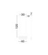 Crista Pendant Ceiling Light Black Triac Dimmable LED 20W 1049lm 3500K-6