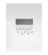 Crista Wall Lamp Black Triac Dimmable LED 15W 742lm 3500K-3