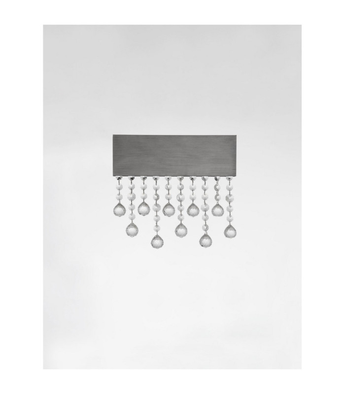 Crista Wall Lamp Black Triac Dimmable LED 15W 742lm 3500K-3