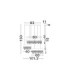 Crista Pendant Ceiling Light Brushed Gold Triac Dimmable LED 84W 4175lm 3500K-7
