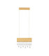 Crista Pendant Ceiling Light Brushed Gold Triac Dimmable LED 20W 1049lm 3500K-1