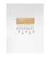 Crista Wall Lamp Brushed Gold Triac Dimmable LED 15W 742lm 3500K-3