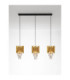 Magnolia Bar Pendant Ceiling Light Sandy Black Gold E14 3x5W-4