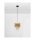 Magnolia Pendant Ceiling Light Sandy Black Gold E14 1x5W Crystals: 12 cm: 16pcs 9.8 cm: 16pcs-3