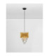 Magnolia Pendant Ceiling Light Sandy Black Gold E14 1x5W Crystals: 12 cm: 16pcs 9.8 cm: 16pcs-4