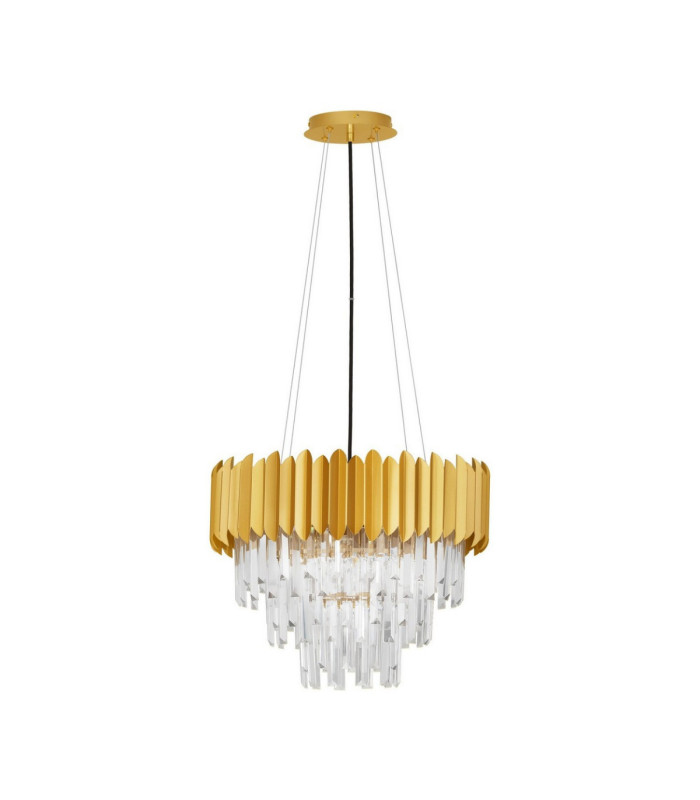 Magnolia Pendant Ceiling Light Gold E14 6x5W-1