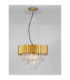 Magnolia Pendant Ceiling Light Gold E14 6x5W-4