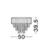 Magnolia Ceiling Light Gold E14 6x5W-4
