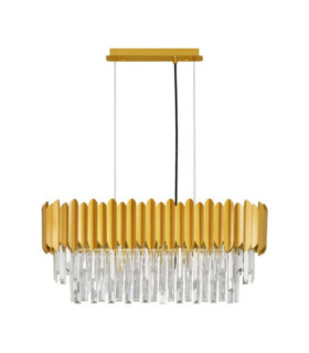 Magnolia Pendant Ceiling Light Gold E14 5x5W-1