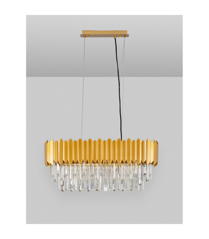 Magnolia Pendant Ceiling Light Gold E14 5x5W-3