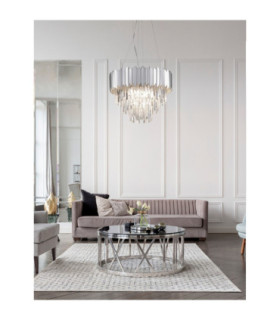 Magnolia Pendant Ceiling Light Chrome E14 6x5W-2