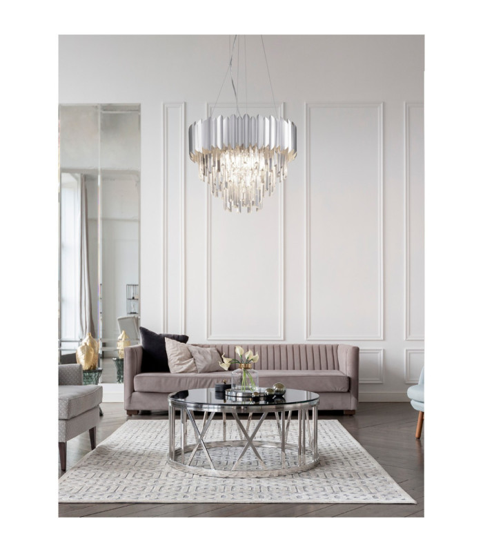 Magnolia Pendant Ceiling Light Chrome E14 6x5W-2