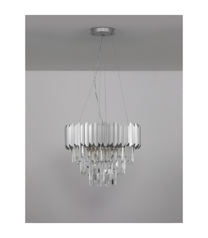 Magnolia Pendant Ceiling Light Chrome E14 6x5W-3