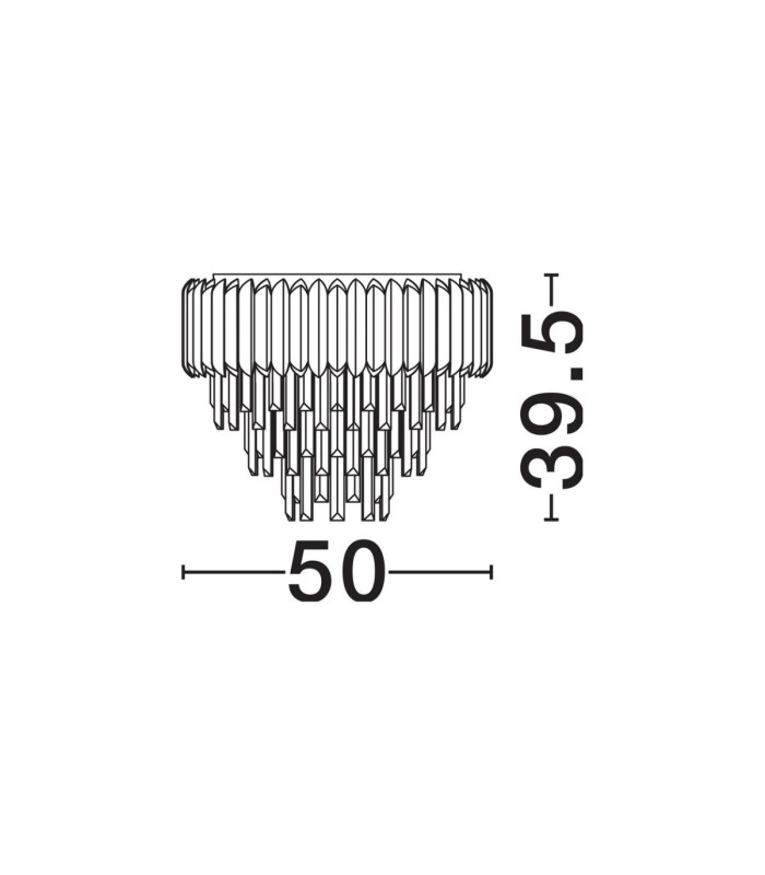 Magnolia Ceiling Light Chrome E14 6x5W-4