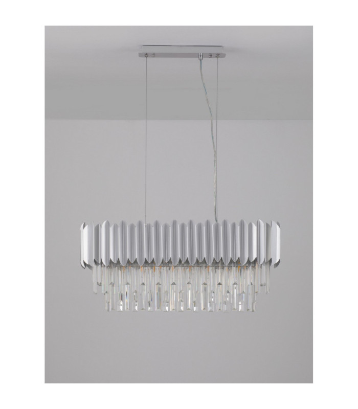 Magnolia Pendant Ceiling Light Chrome E14 5x5W-3