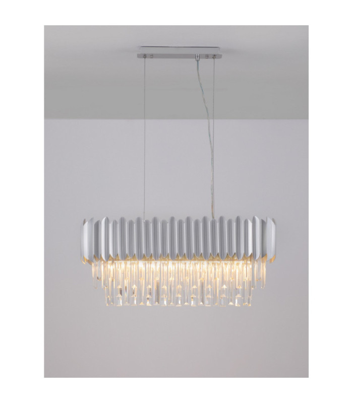 Magnolia Pendant Ceiling Light Chrome E14 5x5W-4