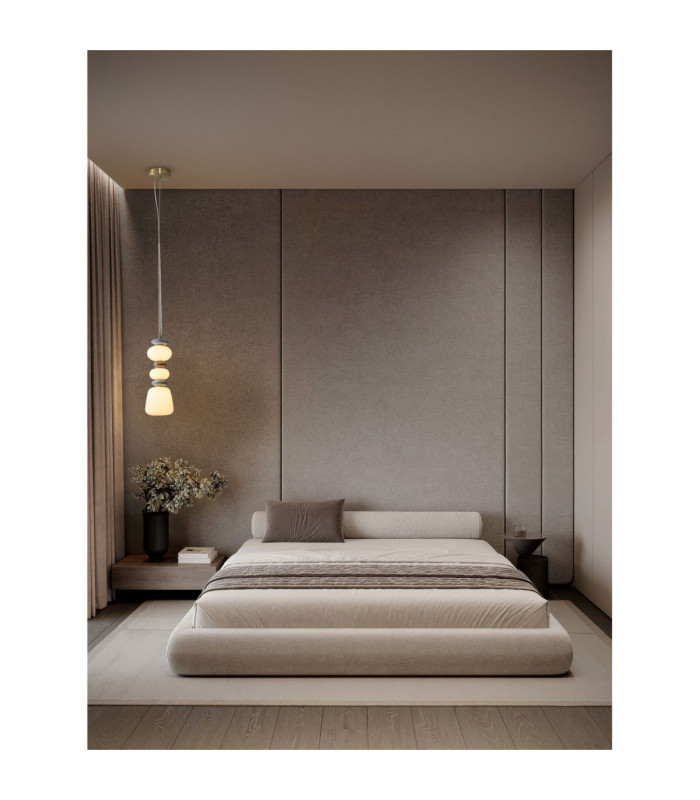 Palo Slim Pendant Ceiling Light Dark Brown Grey Blue Glossy Gold Triac Dimmable LED 20W 1200lm 3000K-2