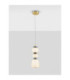 Palo Slim Pendant Ceiling Light Dark Brown Grey Blue Glossy Gold Triac Dimmable LED 20W 1200lm 3000K-4