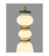 Palo Slim Pendant Ceiling Light Dark Brown Grey Blue Glossy Gold Triac Dimmable LED 20W 1200lm 3000K-5