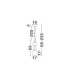 Palo Slim Pendant Ceiling Light Dark Brown Grey Blue Glossy Gold Triac Dimmable LED 20W 1200lm 3000K-6