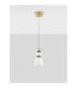 Palo Slim Pendant Ceiling Light Dark Brown Grey Blue Glossy Gold Triac Dimmable LED 12W 720lm 3000K-3