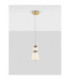 Palo Slim Pendant Ceiling Light Dark Brown Grey Blue Glossy Gold Triac Dimmable LED 12W 720lm 3000K-4