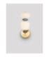 Palo Wall Lamp Dark Brown Grey Blue Glossy Gold Triac Dimmable LED 12W 720lm 3000K-4