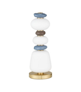 Palo Table Lamp Dark Brown Grey Blue Glossy Gold Touch Dimmable LED 23W 1380lm 3000K-1