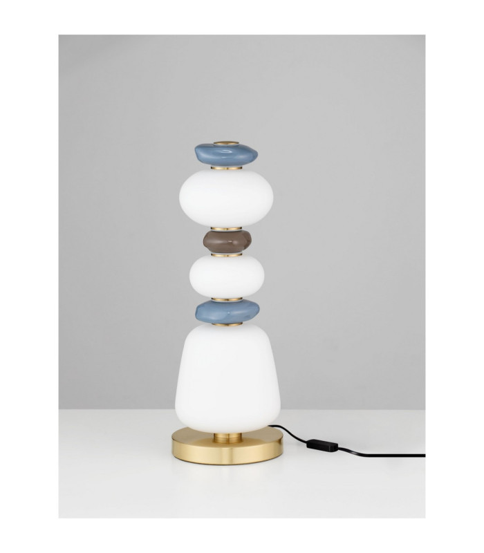 Palo Table Lamp Dark Brown Grey Blue Glossy Gold Touch Dimmable LED 23W 1380lm 3000K-3